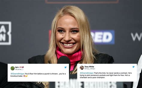 ebanie bridges only fans leak|Blonde Bomber Defends Her Title